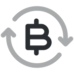 Bitcoin Refresh SVG Icon